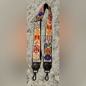 SoRetro LIMITED Hamsa Rainbow Flowers strap